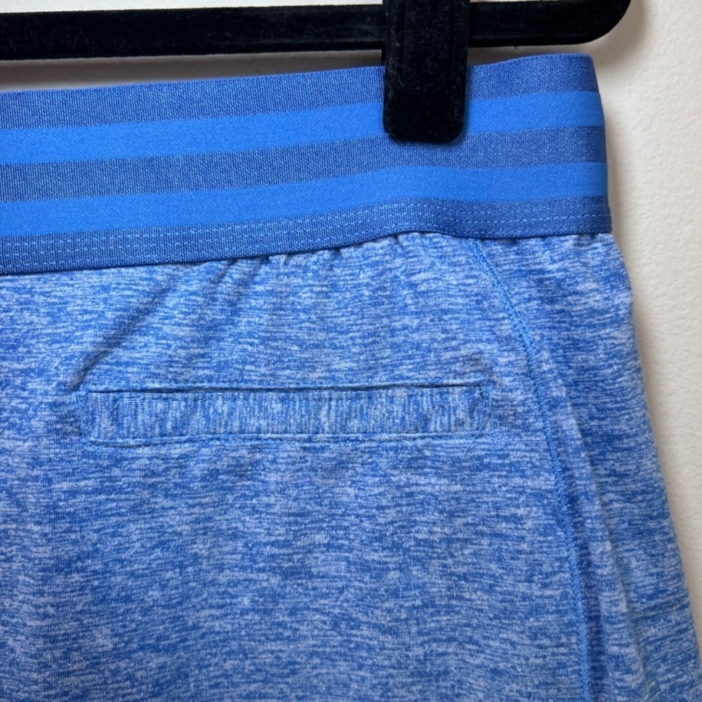 Adidas Skirt Skort Blue Heather Lined Athletic Pickleball Golf Summer Size Large - Picture 5 of 10